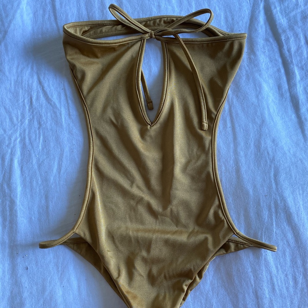 Indah one piece bikini gold / tan /bronzed